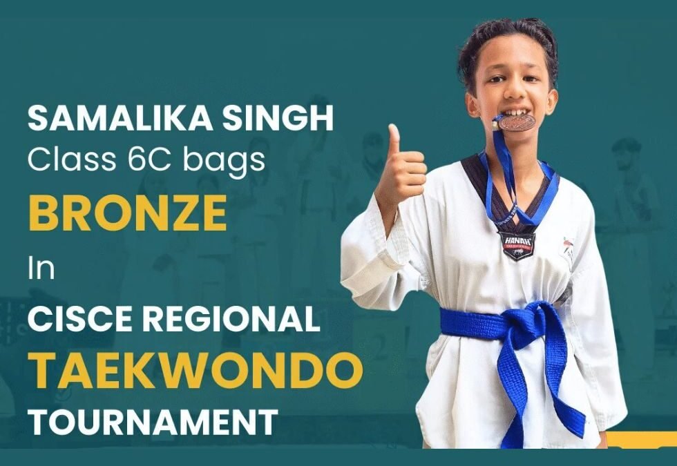 Samalika Singh Strikes Bronze at CISCE Regional Taekwondo Tournament!